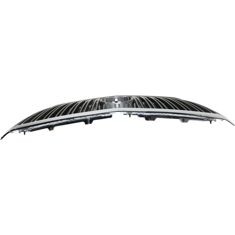Grille Assembly Compatible with 2004-2006 Lexus RX330 Chrome Shell/Painted Gray
