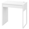 Ikea 302-130-76 Rectangular Micke-Desk, 73cm x 50cm, White