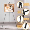 Display Easel Stand for Wedding Sign, Portable Folding Adjustable Easel