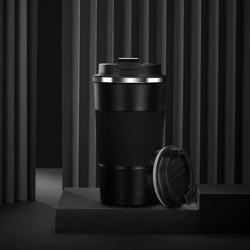 Vacuum Insulation Cup 304 Stainless Steel Simple Portable Temperature Display