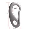 4 Pack Stainless Snap Hook, 220 lbs Snap Hook Clip,