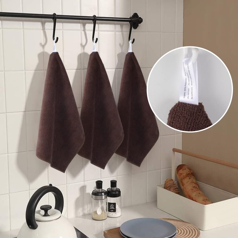 SINLAND Absorbent Microfiber Dish Cloth Kitchen No Streak Cleaning Cloth