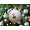 Image Industry Lurcher Ceramic Bauble - Tree Decoration - Christmas