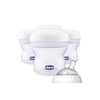 CHICCO, Contenedores de Leche para Bebé, Natural Feeling, 4 piezas