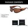 YAMEIZE Womens Sunglasses Wrap Around Cycling-Sport UV400 Protection Trendy Driving
