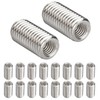 Qrity 20 Pcs Thread Inserts, Threaded Sleeves, M8 x 10mm