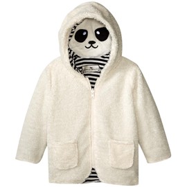 Widgeon Baby Animal Reversible Jacket, Mbp/White Panda, 5