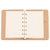 PATIKIL 6 Ring Binder Cover A7 Leather Notebook Binder Mini