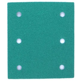 Multiblade Professional Velcro Sanding Sheet 115 x 100 mm, Pack of 10, Grit 40, 6 Holes, for Wood and Metal, Professional Quality, for Orbital Sander