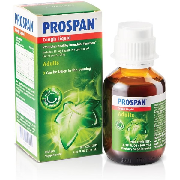 Prospan Mucus and Cough Syrup for Adults, Soothes Cough, Mucus