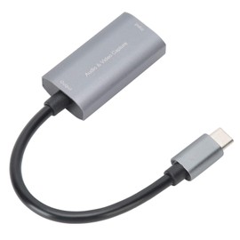 ASHATA HDMI Video Recording Card, 4K HD 1080P HDMI Video Capture Card Type C HDMI to USB C Capture Adapter for Gaming Broadcast Live Lessons Video Conferencing