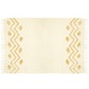 Sass & Belle Blanca Tufted Zigzag Throw