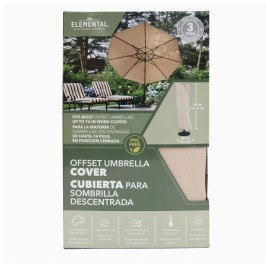 Elemental Outdoor Covers Taupe Polyester Offset Umbrella Cover Bag 76" x 30"