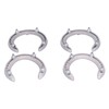 Aluminum Alloy AntiSlip Snow Speed Racing Horseshoes Kit Horse Training