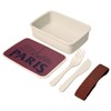 Fabulous Lunch Box Lunchbox mit Besteck, Rot – Paris Minimalist