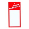 500 Cardboard Labels, 40 x 85 mm, Individually Cut, Highly