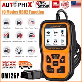 Autophix Jeep Grand Cherokee Car Fault Code Reader Scanner Check Engine MIL OBD Tool OM12