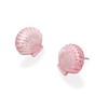 Betsey Johnson Womens Seashell Stud Earrings