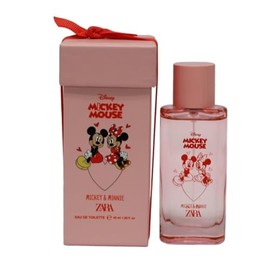 Zara Micky Mause & Minnie Kids Perfume Fruity Floral Fragrance Scent with Vanilla Watermelon & Magnolia EDT Eau De Toilette 40ml (1.35 fl.oz.)