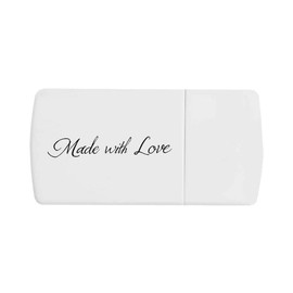 'Made with Love' Pill Box with Tablet Splitter (PI00034065)
