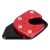 Motorcycle Foot Side Stand Extension Kickstand, Akozon Side Stand Pad