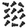 12-Pack Black Rubber Feet for Slow Cookers – Replacement Legs