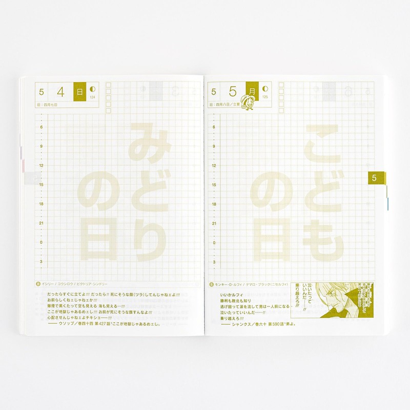Almost Daily Notebook, 2025 Original (A6) One Piece, Japanese [A6/1