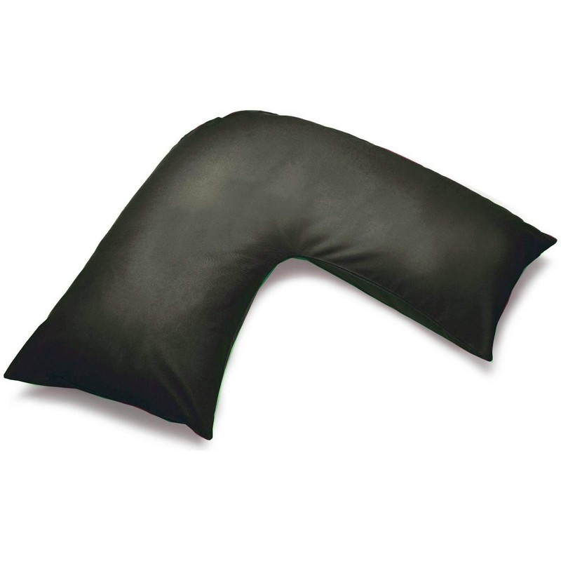 Belledorm Cream V shaped pillow case cover with poppers -