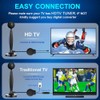 Peakloong Enhanced 4K/1080P HD TV Antenna, Omnidirectional, Amplifier Included, Indoor/Outdoor,