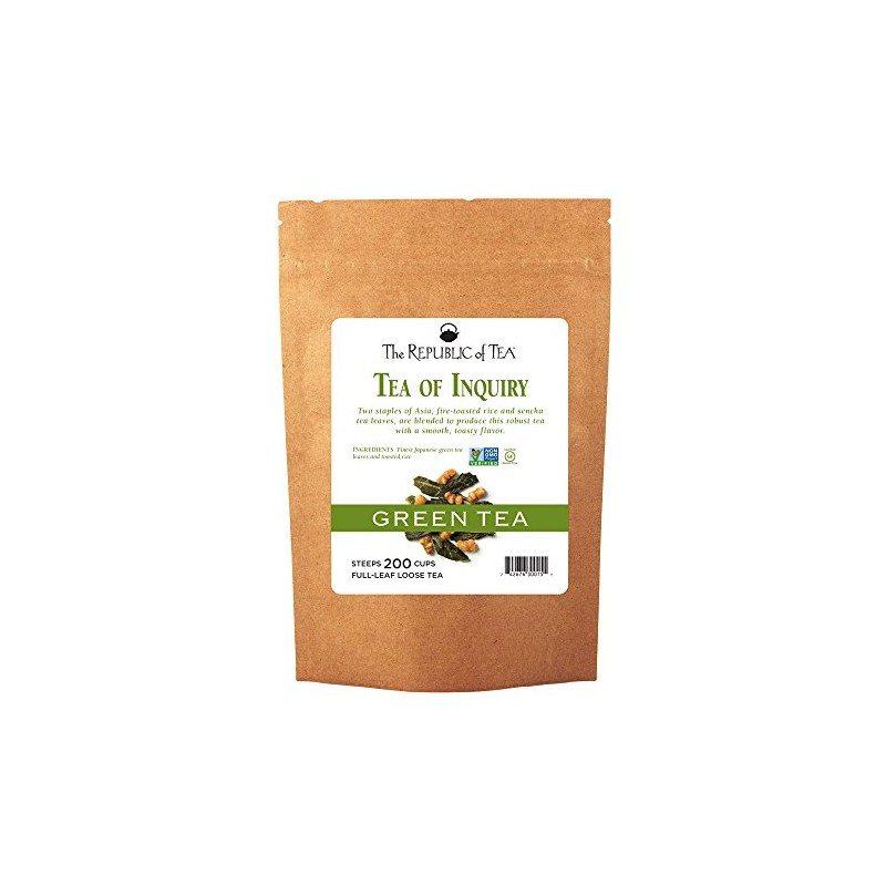 The Republic of Tea, Tea Of Inquiry Full-Leaf Green Tea,