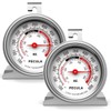 2 Pack Oven Thermometer 50-300C/100-600F, Instant Read Stainless Steel Kitchen