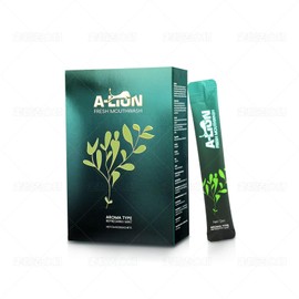 Individual Single Packets Mouthwash for Travel, 30 uses Alcolhol-Free Help Kill 99% of Bad Breath Germs,Fresh Mint