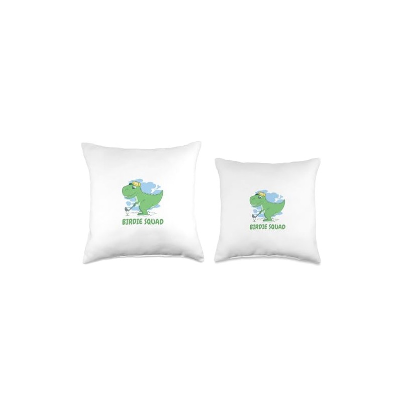 Birdie Squad Love Golf Throw Pillow, 16x16, Multicolor