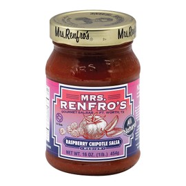 Renfro Fine Foods Salsa, Rsbery Chipotle, 16-Ounce (Pack of 6)