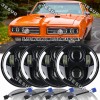 JESUO 4pcs 5 3/4"5.75 Super white LED Headlights HI/LO Beam