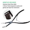 Tape in Hair Extensions Plier Black Stainless Steel Flat Surface