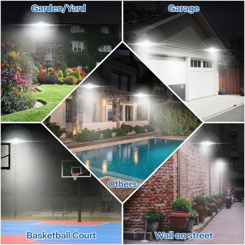 Leddictive 2 Pack LED Flood Lights Outdoor, 200W 20000LM Super