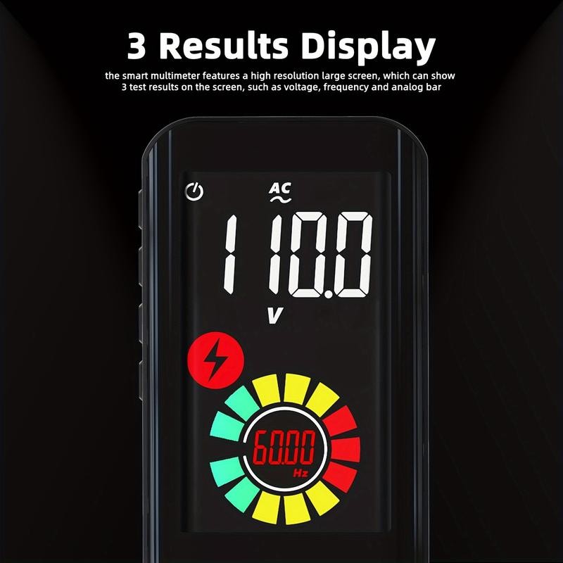 6000 Counts Intelligent Digital Multimeter - Long-Lasting Rechargeable, Advanced Smart,