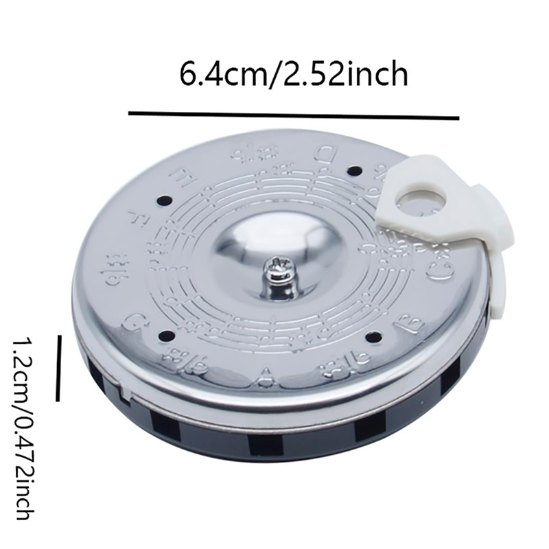 SYCZIOHU 1Pcs Pitch Pipe Tuner 13 Note Chromatic C-C Scale