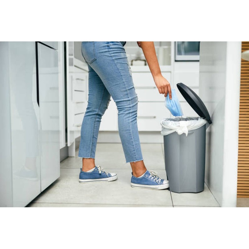 180 Scented Pedal Bin Liners Tie Handle Bin Bags 15