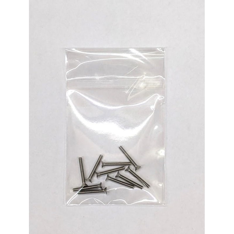 [M2 x 15] Stainless Steel Countersunk Head Machine Screws (10