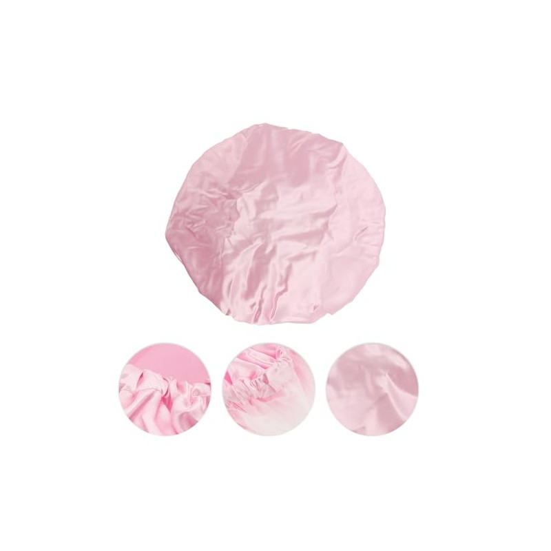 VOCOSTE Shower Cap, Hair Cap, Double Layer Waterproof, Reusable for