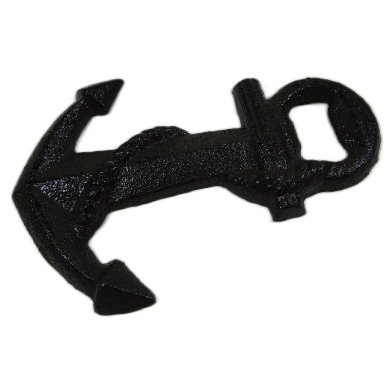 Generisch SRBG J193 Cast Iron Bottle Opener Anchor 13 x