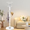 LOZABEE Metal Heavy Duty Coat Rack Stand, Modern 360° Roraty
