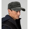 Initlove Cadet Army Cap for Men Unisex Washed Military Flat