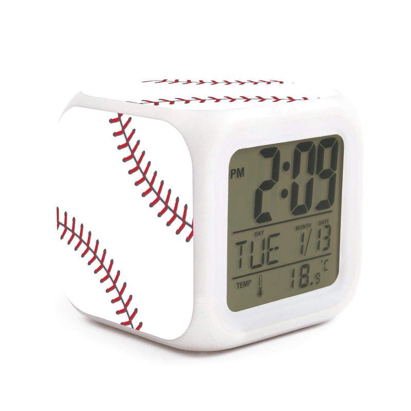 XUWU Baseball Ball Alarm Clock for Kids Boy Girl 7
