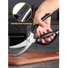 Poultry Shears, Kitchen Shears with Spring Loaded, Heavy Duty Poultry