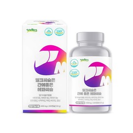 Wellus Milk Thistle Hepa Thistle for Liver Health 400mg 300 Capsules / 웰러스 밀크씨슬은 간에 좋은 헤파씨슬 400mg x 300캡슐