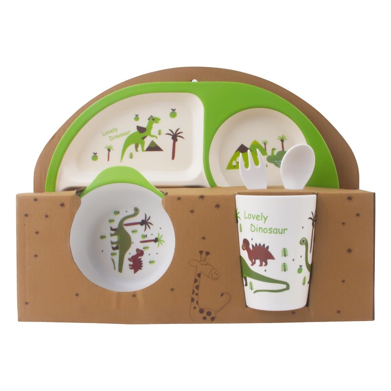 Kids Feeding Set 5 Pcs, Tableware Set for Toddlers Includes