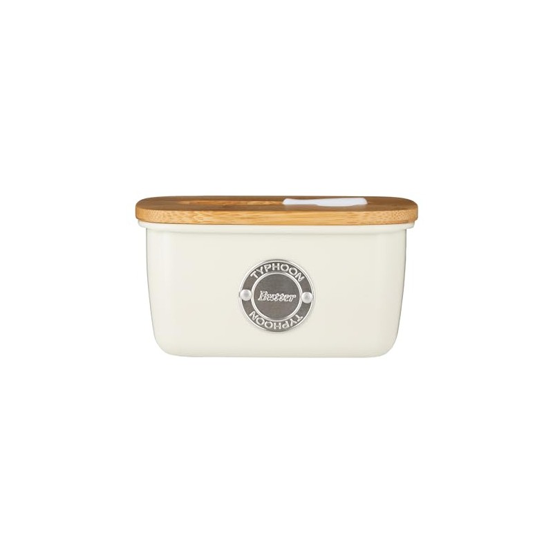 Typhoon Living Cream Butter Storage & Spatula Set